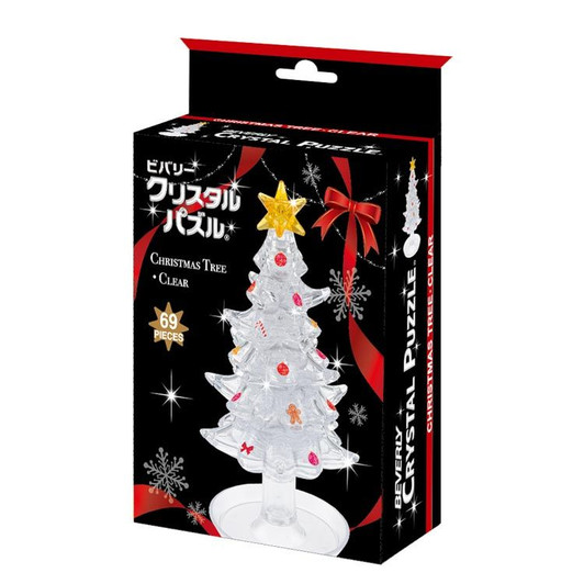 Beverly 50289 Crystal 3D Puzzle Christmas Tree Clear (69 Pieces)