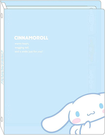 T's Factory Sanrio 8-Holes Slim Loose Leaf Binder - Cinnamoroll