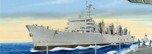 Pit-Road 1/700 Skywave U.S. Navy Fast Combat Support Ship AOE-1 Sacramento Plastic Model