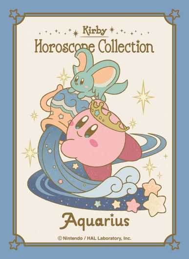 Ensky KIRBY Horoscope Character Sleeve Aquarius 65pcs