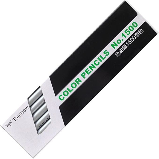 Tombow Colored pencil 1500 monochromatic - silver