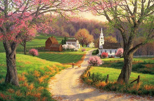 Appleone 1000-882 Jigsaw Puzzle When Memories Bloom by Randy Van Beek (1000 Pieces)