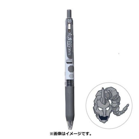 Pokemon Center Original SARASA Ballpoint Pen 0.5mm Pokemon Shirts Pattern Onix