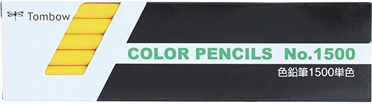 Tombow Colored Pencil 1500 Set Of 12 Yellow