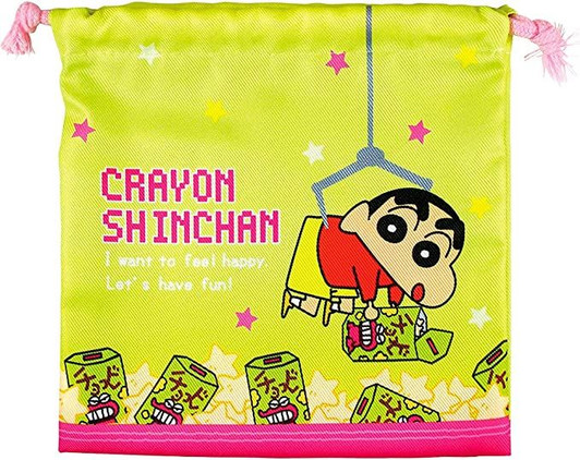 T's Factory Crayon Shin-chan Flat Drawstring Chocobi