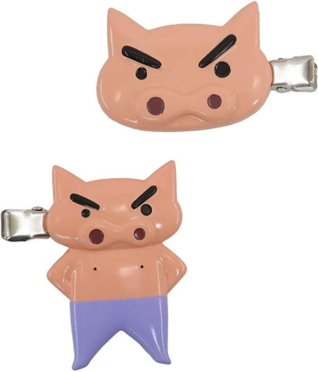 Marimocraft Crayon Shin-chan Hair Clips - Buriburizaemon Marimocraft Crayon Shin-chan Hair Clips - Buriburizaemon