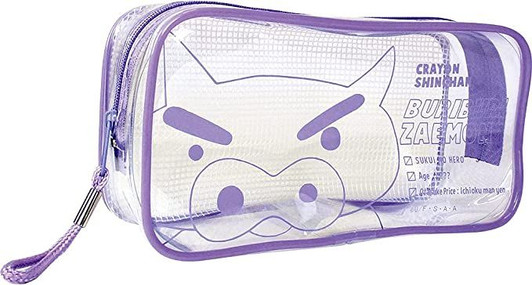 T's Factory Crayon Shin-chan Clear Mesh Pouch Buriburizaemon