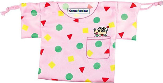 T's Factory Crayon Shin-chan Pajama Shaped Drawstring Pink