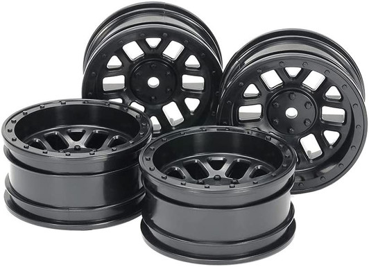 Tamiya 51686 (SP1686) CC02 12 Spoke Offset +6 Rim 26mm (4 pcs) Black