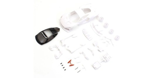 Kyosho MZN208 McLaren Senna GTR White Body set w/Wheel
