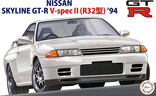 Fujimi Inch Up 1/24 Nissan Skyline R32 V-spec II Plastic Model
