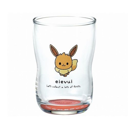Pokemon Center Original Monpoke Glass Eevee (Pink)