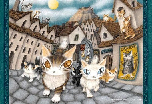 Yanoman 03-934 Jigsaw Puzzle Wachiffeld Royal Mile March (300 Pieces)