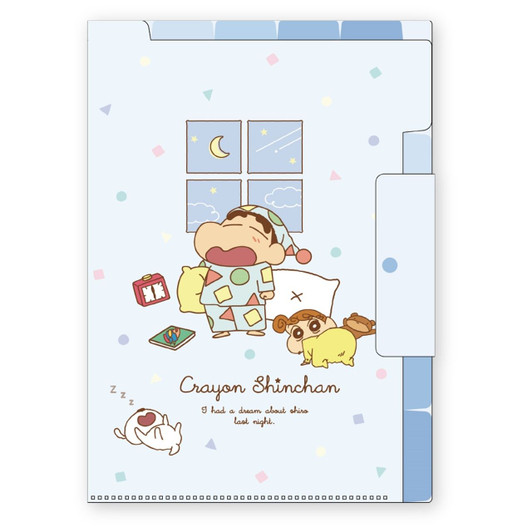 T's Factory Crayon Shin-chan Pajama A4 Clear File