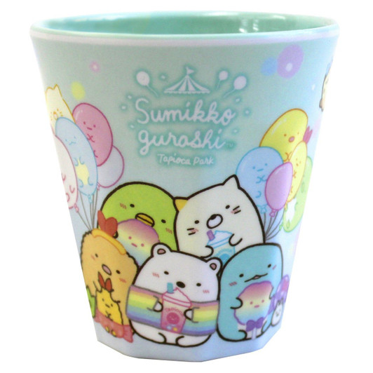 T's Factory Sumikko Gurashi Melamine Cup Tapioka Balloon Mint