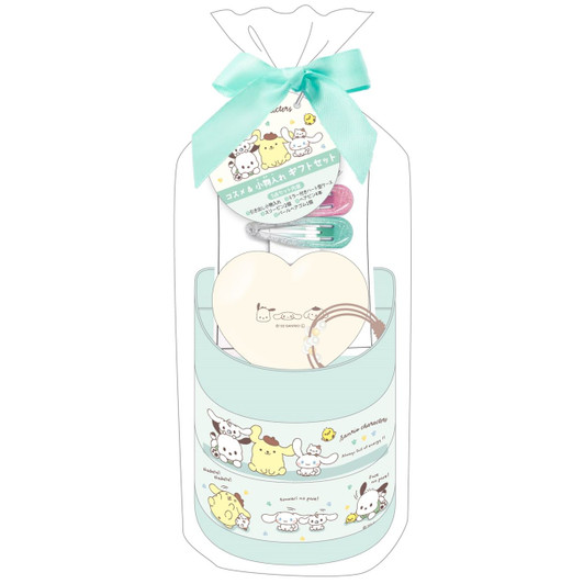 T's Factory Sanrio Slide Accessory Container Set Green