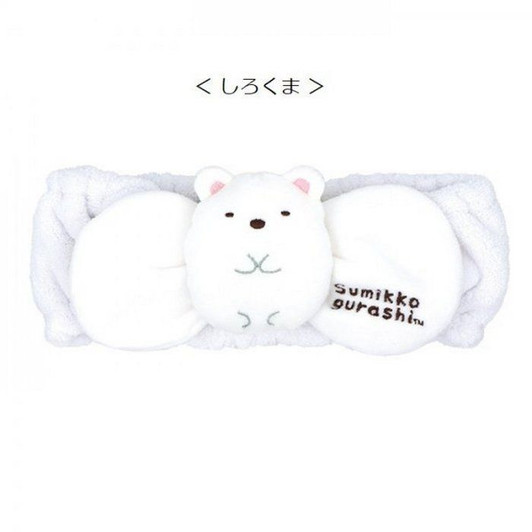 Morimotosangyo Sumikko Gurashi Head Band White Bear