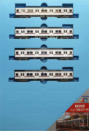 Microace A6675 Tobu Type 9000 Renewal Car w/Logo Mark 4 Cars Add-on Set (N Scale)