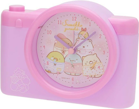 T's Factory Sumikko gurashi Camera Shaped Alarm Clock Purple