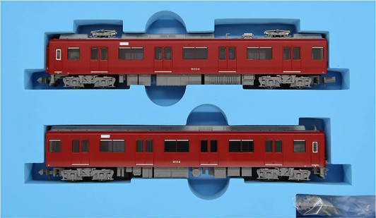 Microace A8066 Kintetsu Series 9000 Solid Red 2 Cars Add-on Set (N Scale)