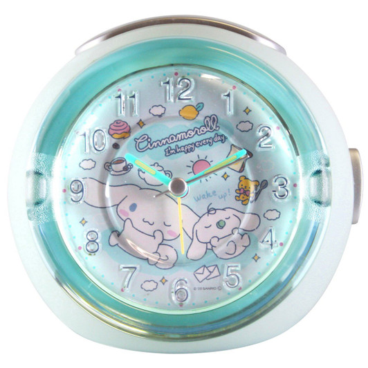 T's Factory Sanrio Alarm Clock with LED Light / Cinnamoroll