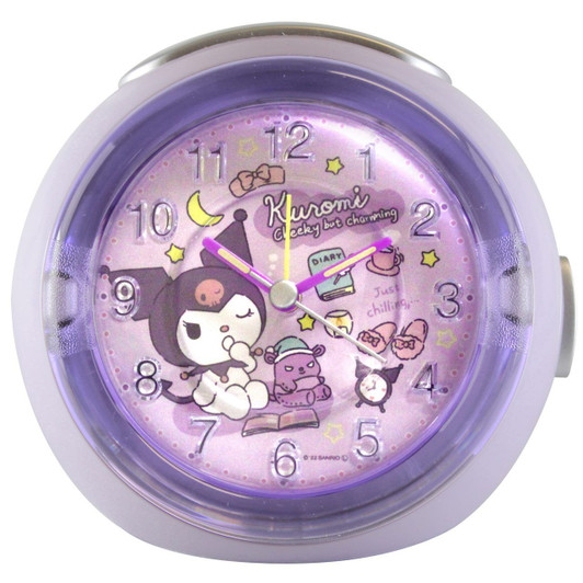 T's Factory Sanrio Alarm Clock with LED Light / Kuromi