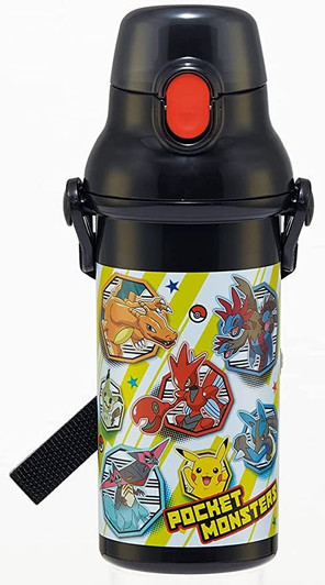 Skater Pokemon New Retro 2 Way Stainless Steel Water Bottle - Plaza Japan