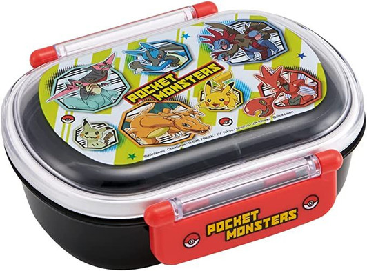 Skater Pokemon Antibacterial Dishwasher Compatible Fluffy Lunch Box Piplup