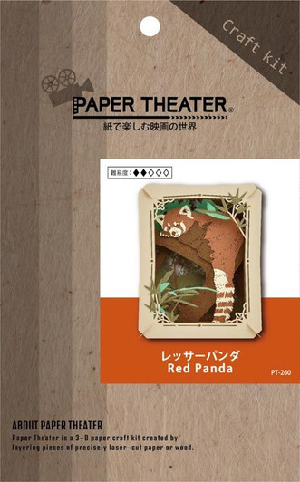 Ensky PT-260 Paper Theater Red Panda
