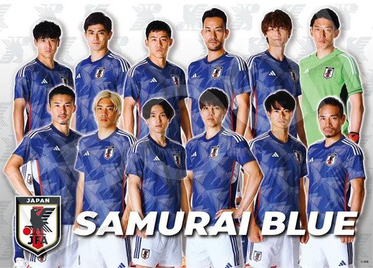 Epoch 07-602s Jigsaw Puzzle 2022 Japan National Soccer Team Version (500 Pieces)