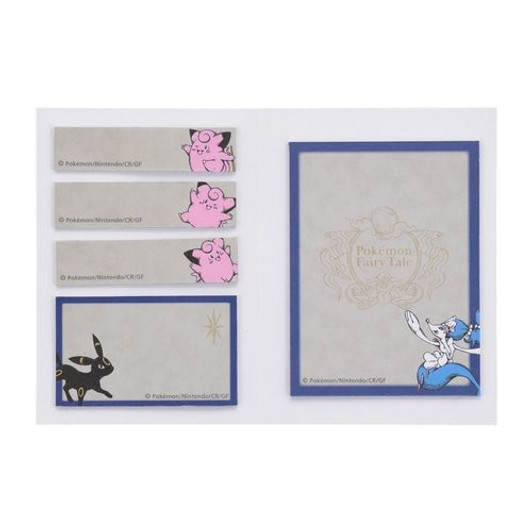 Pokemon Center Original Fairy Tale Sticky Memo Set Primarina