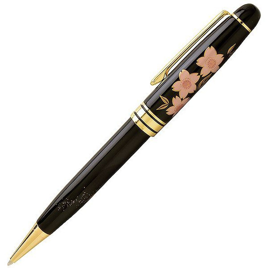 AZONX Wajima Gold Lacquer Ballpoint Pen -Gafu- Cherry blossoms