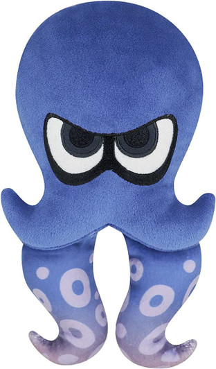 San-ei Plush Toy Splatoon 3 S Octopus Blue
