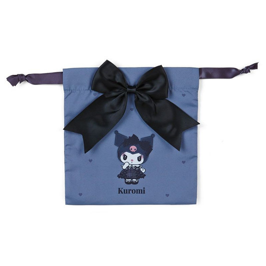 Sanrio Drawstring Bag Kuromi (Midnight Melocro)