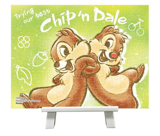Yanoman 2301-42 Jigsaw Puzzle Disney Chip and Dale Best Friends (150 S-Pieces)