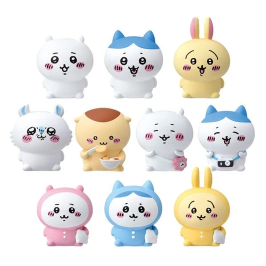 Ensky Chiikawa Sofubi Puppet Mascot 10pcs Complete Box