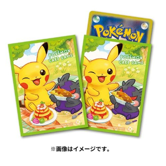 Pokemon Center Original TCG Deck Sleeves Pikachu & Morpeko