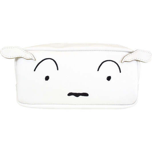 T's Factory Face Pen Pouch Crayon Shin-chan Shiro