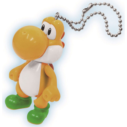 Morimotosangyo Keychain Super Mario Brothers Ver2 Yoshi Yellow