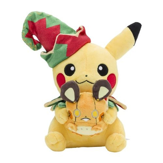 Pokemon Center Original Plush Toy Pikachu & Dedenne - Pokemon Christmas Toy Factory