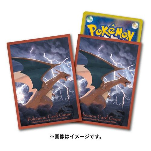 Pokemon Center Original TCG Deck Sleeves Dark Fight Charizard