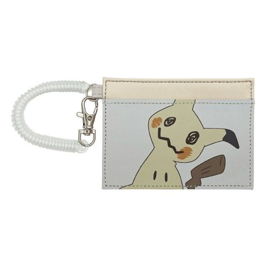 Pokemon Center Original Pass Case with Coil Keychain Mimikyu