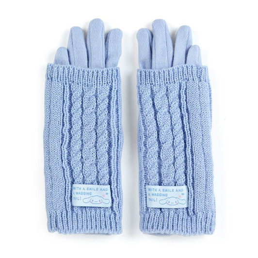 Sanrio 3WAY Smartphone Gloves with Knit Cover Cinnamoroll