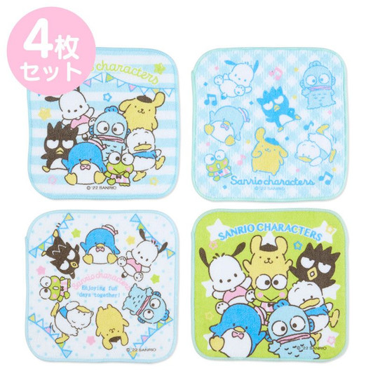 Sanrio Petite Towel Set (4pcs) Sanrio Characters