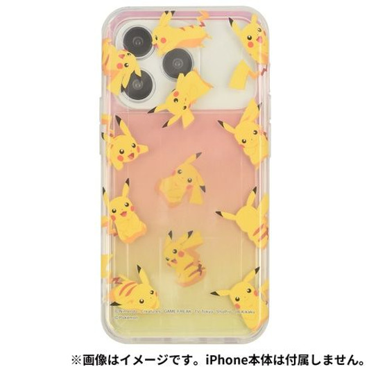 Pokemon Center Original Smartphone Case iPhone 14/14Pro/13/13Pro/12/12Pro SHOWCASE＋ Pikachu