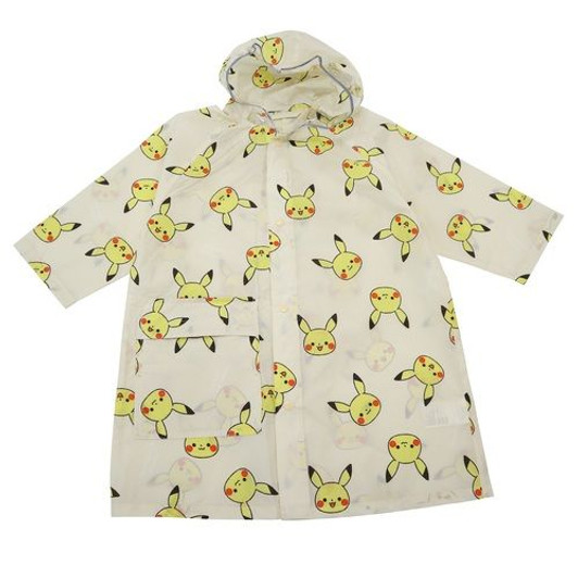 Pokemon Center Original Monpoke Raincoat Pikachu Beige