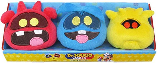 San-ei Virus Plush Set Dr. Mario