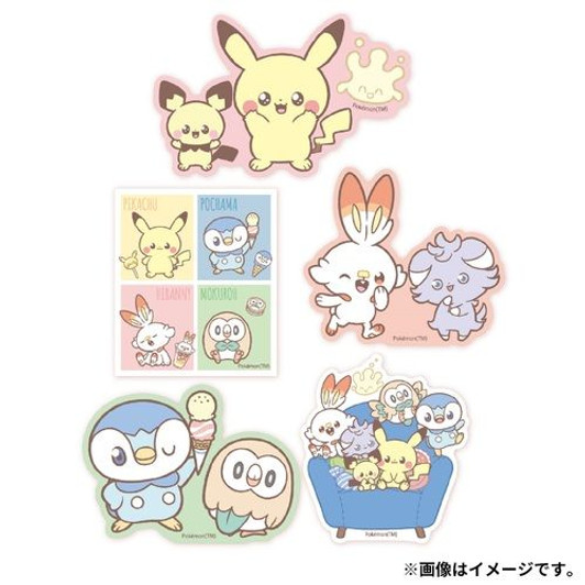 Pokemon Center Original Flake Sticker Set B PokePeace