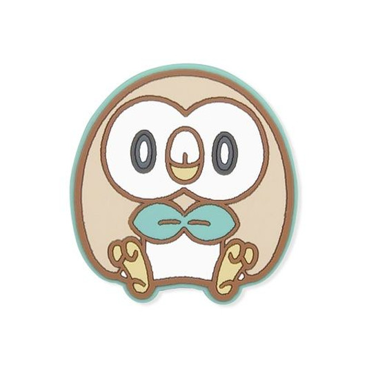 Pokemon Center Original Rubber Clip PokePeace Rowlet