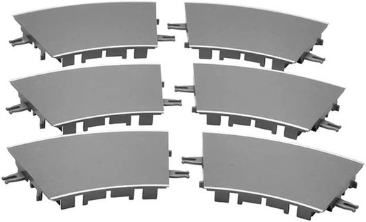 Tomytec C-002-2 Moving Bus System Curved Road Parts C103-30-RO 6 pcs. (N scale)